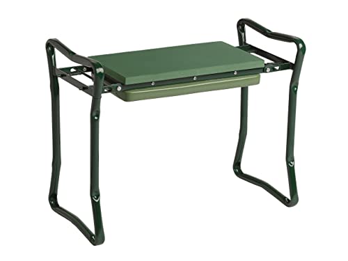 Gardener's Supply Company Garden Kneeler and Portable Stool | Extra Wide & Soft Kneeler for Outdoor Flower Beds and Raised Bed Planting | Ideal Gardening Gifts for Grandparents & Senior Gardeners