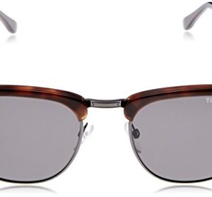 Tom Ford Henry FT0248 Sunglasses-52A Light Ruthenium/Havana (Gray Lens)-51mm