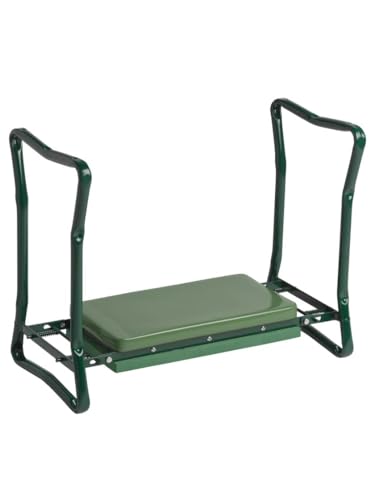 Gardener's Supply Company Garden Kneeler and Portable Stool | Extra Wide & Soft Kneeler for Outdoor Flower Beds and Raised Bed Planting | Ideal Gardening Gifts for Grandparents & Senior Gardeners