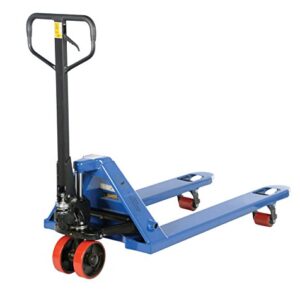 Vestil PM5-2748-QL Quick Lift Pallet Truck, 5,500 lb. Capacity, 48" Length x 27" Width Forks