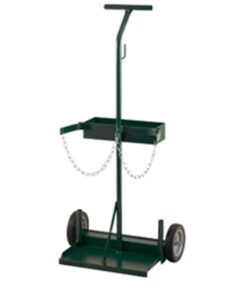 harper trucks 108-24 45-inch high by 22-inch wide welding cylinder hand truck with 7-inch semi-pneumatic wheels