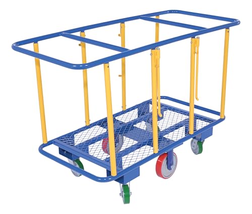 Vestil PANEL-H Horizontal Panel Cart, 2,000-lb. Load Capacity, Overall W x L x H (in.) 32-1/16 x 63-1/2 x 51-3/8,