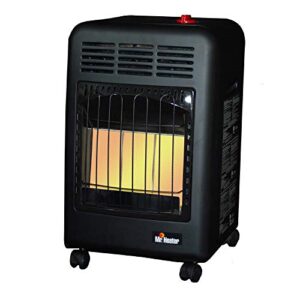 mr. heater mh18ch radiant cabinet lp heater,black