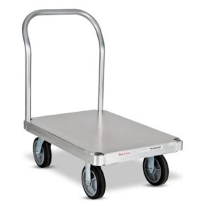 magline ptk2436s1-q aluminum smooth deck platform truck, 1600 to 3000lbs capacity, 36" length x 24" width