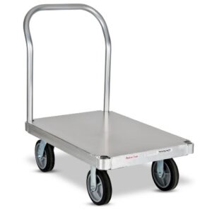 Magline PTK2436S1-Q Aluminum Smooth Deck Platform Truck, 1600 to 3000lbs Capacity, 36" Length x 24" Width