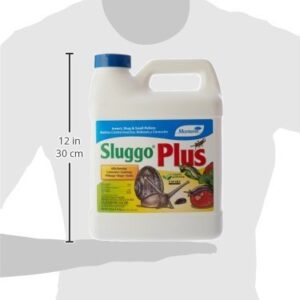 Sluggo Plus - for Organic Gardening - Slug and Snail Killer for Garden - Kills Earwigs, Cutworms, Sowbugs, Pillbugs, and More - 10 lbs