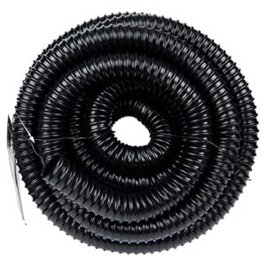 Tetra Pond Pond Tubing 1 Inch Diameter, 20 Feet Long, Connects Pond Components, Black (19736)