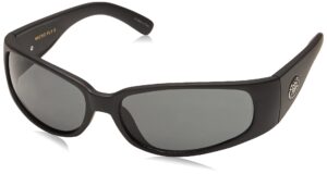 black flys unisex adult micro fly 2 sunglasses, matte black, 60 mm us