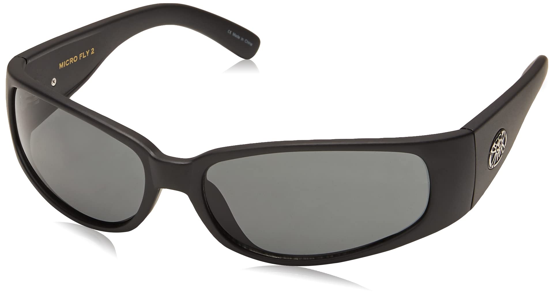 Black Flys unisex adult Micro Fly 2 Sunglasses, Matte Black, 60 mm US