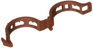 grodan ad205030, terracotta, mega twine clips, 25 mm, 100 pack