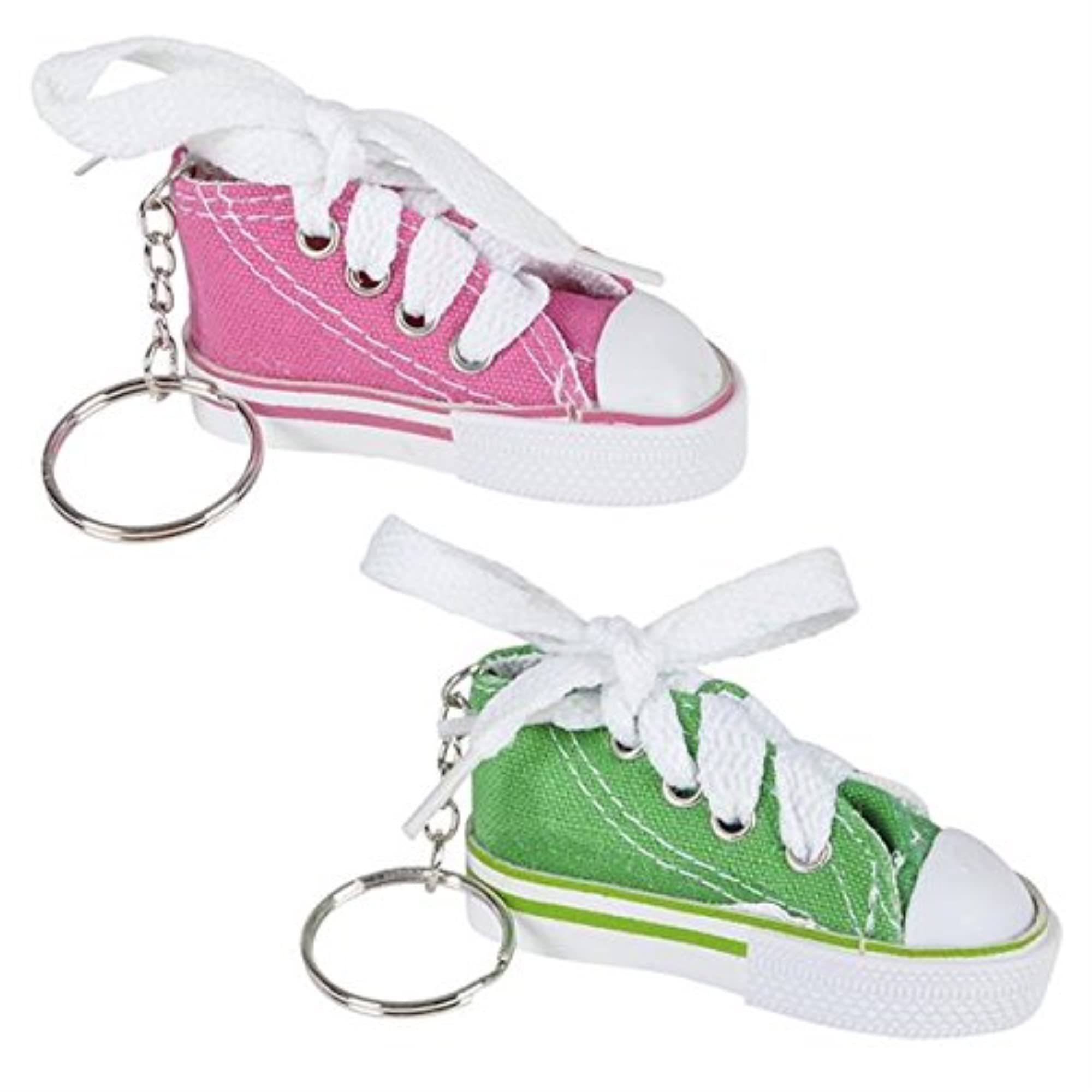 Rhode Island Novelty 3 Inch Sneaker Keychains Lot of 12 Assortments May Vary