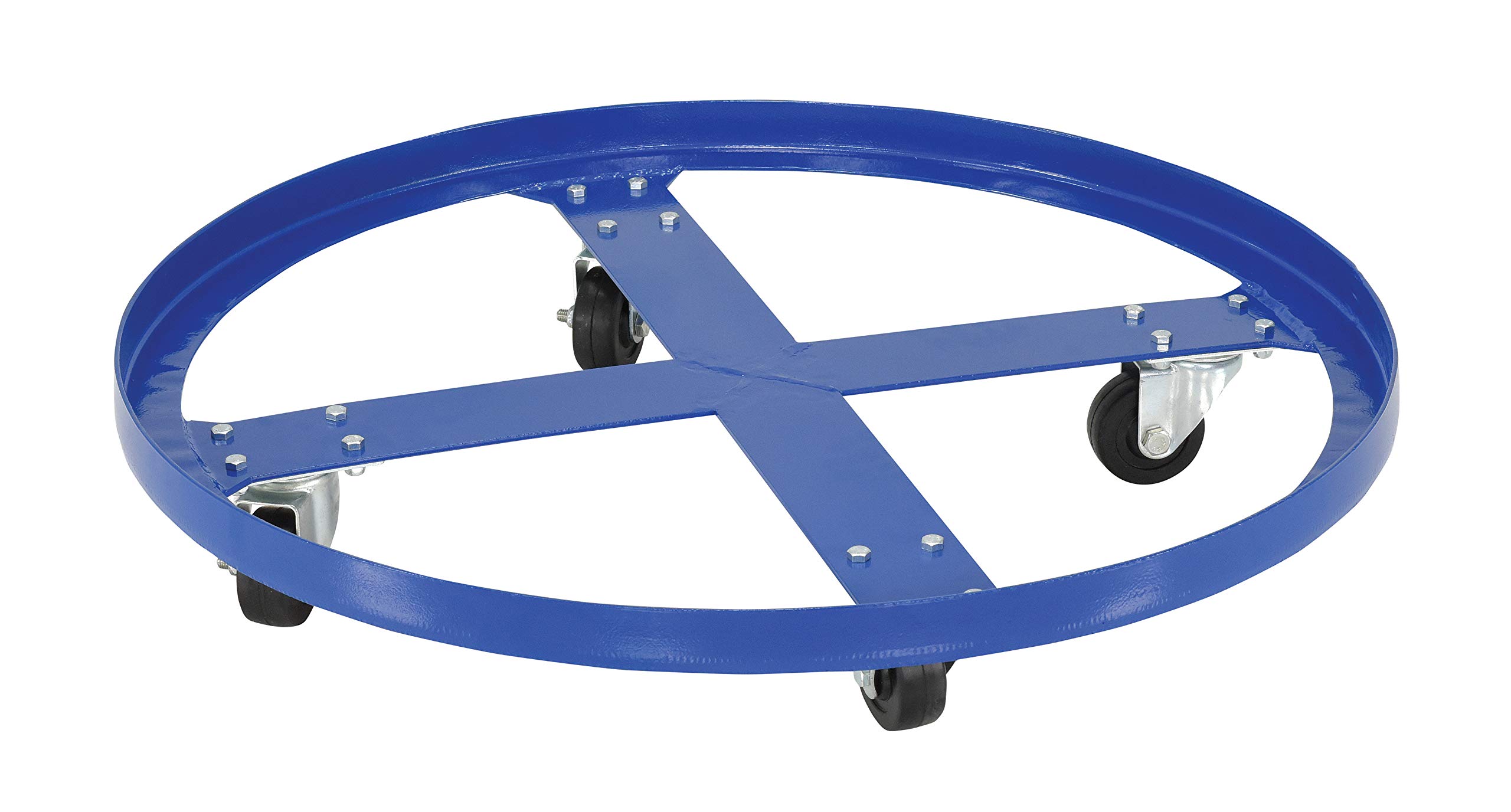 Vestil DRUM-SP-32-9-H Steel Overpack Drum Dolly, 900 lbs Capacity, 31-5/8" ID x 32" OD