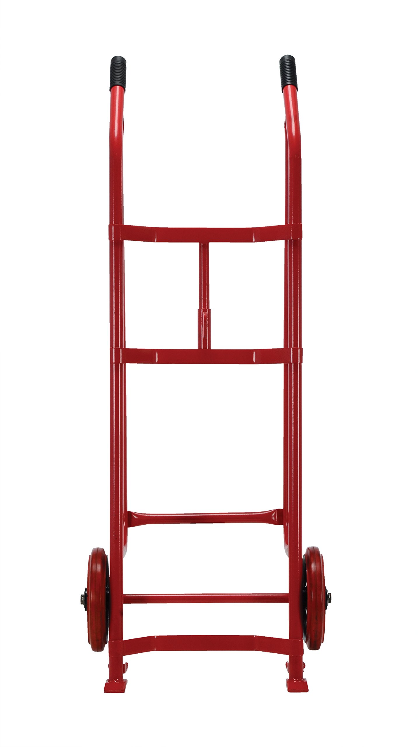 Vestil DBT-RED Steel Drum Truck with Dual Handle, Polyurethane Wheels, 800 lb. Load Capacity, 60-1/4" Length X 13-3/4" Width