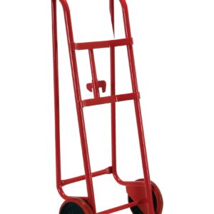 Vestil DBT-RED Steel Drum Truck with Dual Handle, Polyurethane Wheels, 800 lb. Load Capacity, 60-1/4" Length X 13-3/4" Width