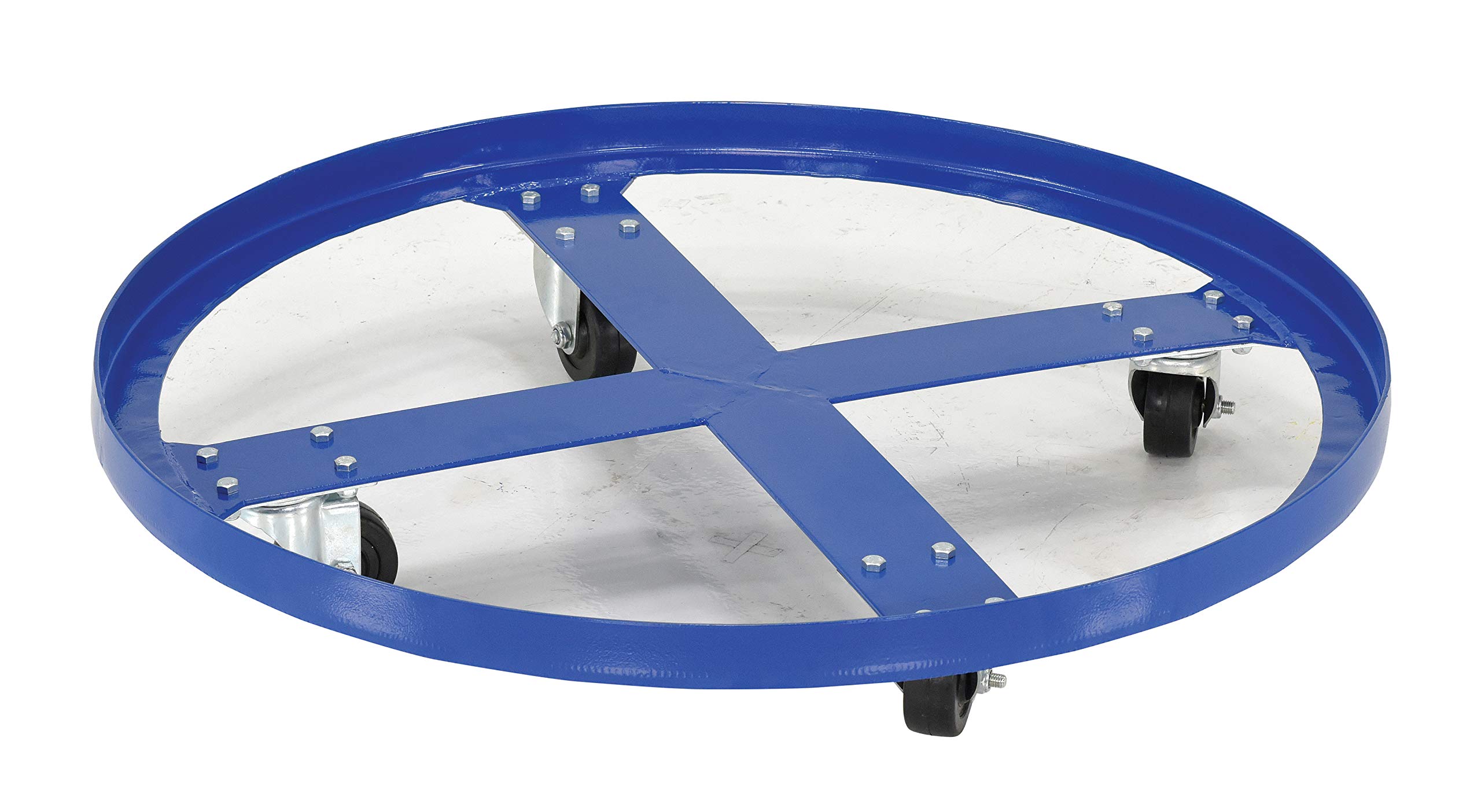 Vestil DRUM-SP-32-9-H Steel Overpack Drum Dolly, 900 lbs Capacity, 31-5/8" ID x 32" OD