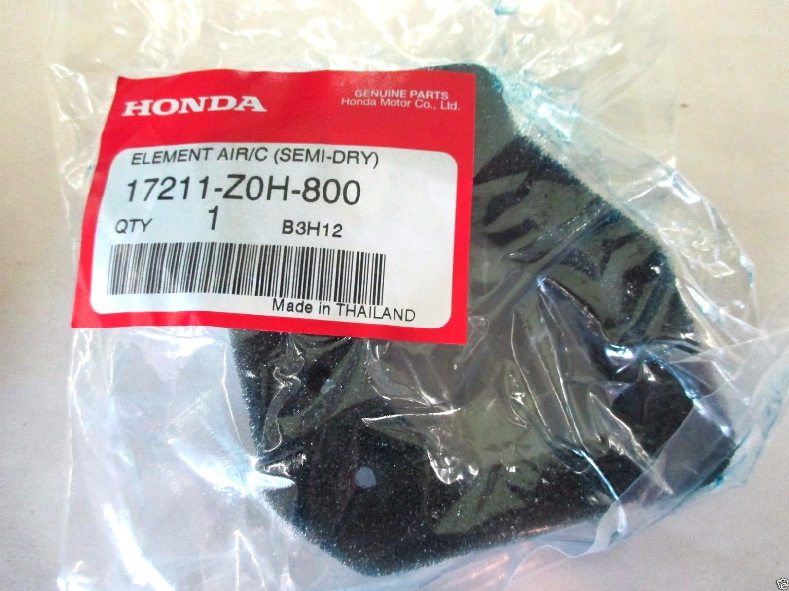 Honda 17211-Z0H-800 Lawn Mower Air Filter (Oiled Foam)