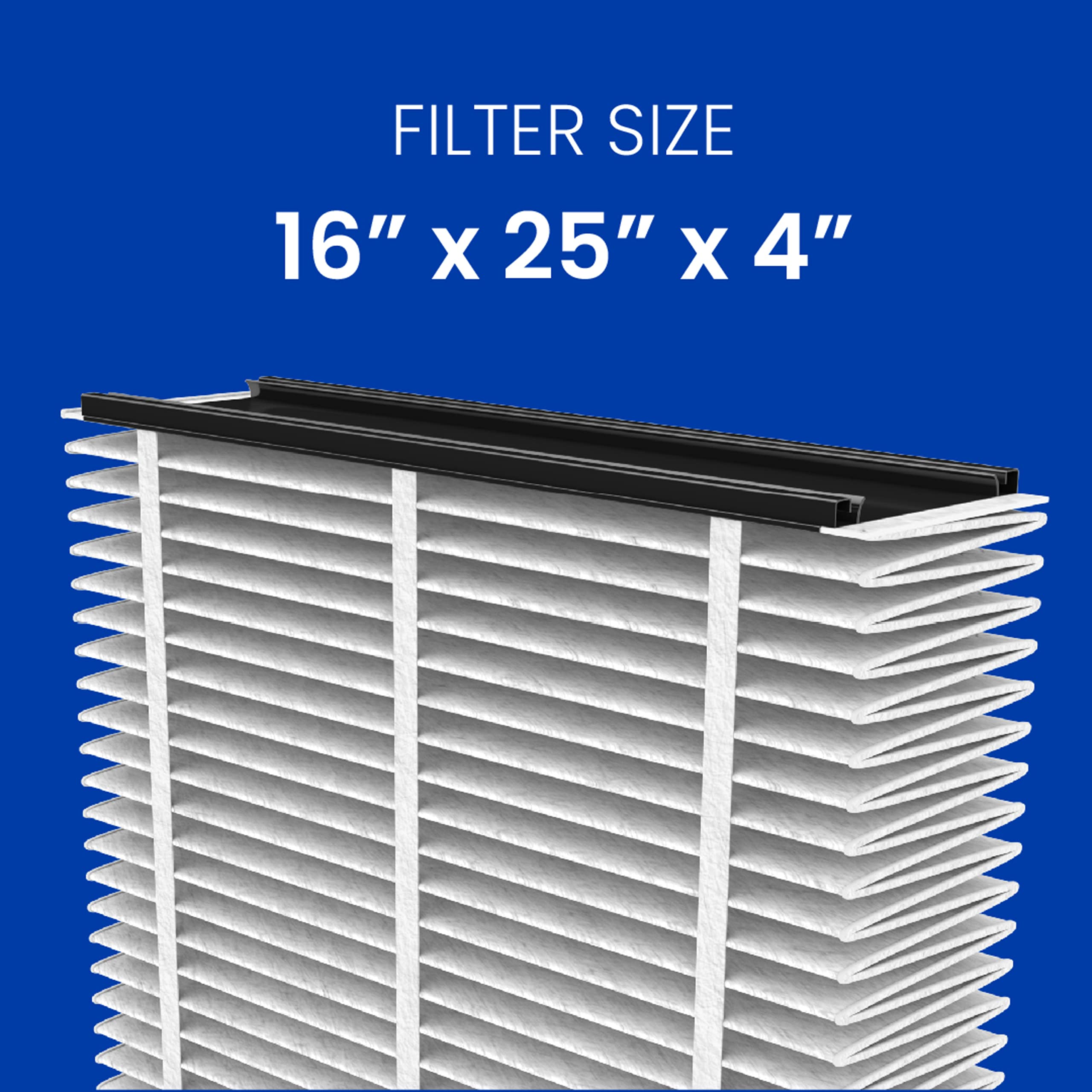 AprilAire 410 Replacement Filter for AprilAire Whole House Air Purifiers - MERV 11, Clean Air & Dust, 16x25x4 Air Filter (Pack of 1)