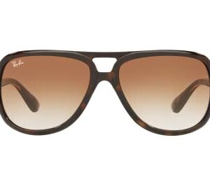 Ray-Ban Sunglasses Tortoise Frame, Brown Lenses, 59MM