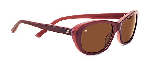 Serengeti Cosmopolitan Bagheria Sunglasses, Polarized Drivers, Wine