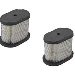 2 Pack, Air Filters For Briggs & Stratton 697029, 690610, 498596, 498596S