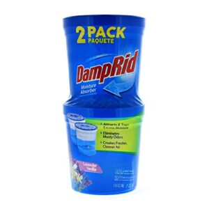 DampRid Lavender Vanilla Refillable Moisture Absorber - 10.5oz cups - 2 pack – Traps Moisture for Fresher, Cleaner Air