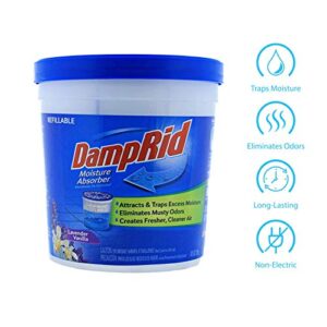 DampRid Lavender Vanilla Refillable Moisture Absorber - 10.5oz cups - 2 pack – Traps Moisture for Fresher, Cleaner Air