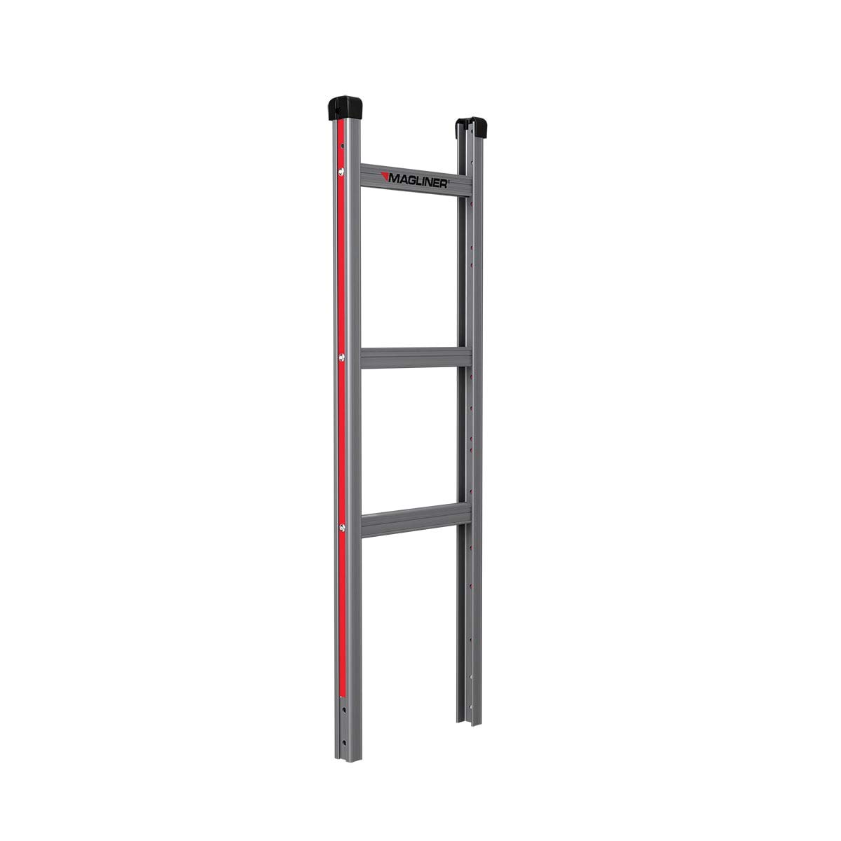 Magline HMK111AAA5 Aluminum Hand Truck, U Loop Handle, Straight Back Frame, 8" Balloon Cushion Wheels, Stairclimbers