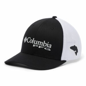 Columbia Womens PFG Mesh Ball Cap, Black, Small-Medium US