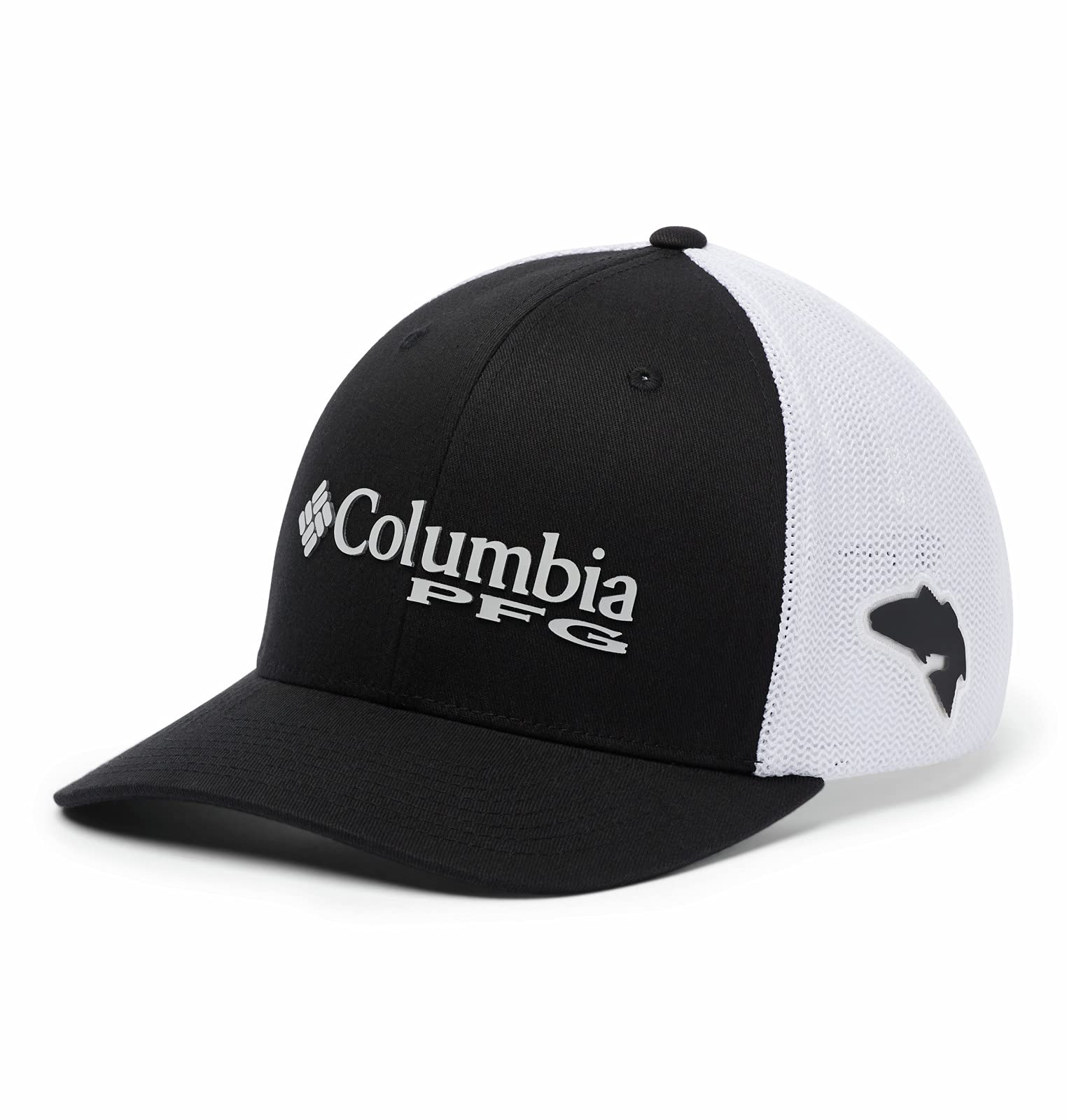 Columbia Womens PFG Mesh Ball Cap, Black, Small-Medium US