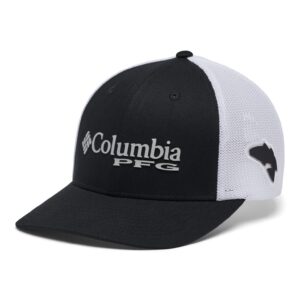 Columbia Womens PFG Mesh Ball Cap, Black, Small-Medium US