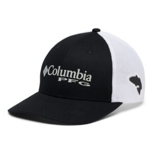 Columbia Womens PFG Mesh Ball Cap, Black, Small-Medium US