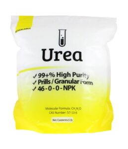 duda energy 5 lb prilled urea 46.0% minimum nitrogen commercial grade 98.5+% purity (urea5f)