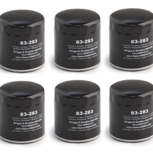 83-283 Pack of 6 Oil Filters for Twin-cylinder and Magnum engines