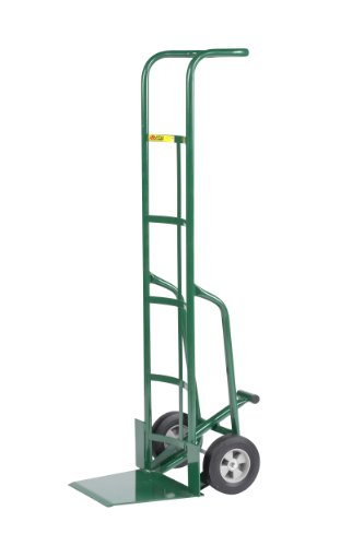 Little Giant TF-370-8S Tall Hand Truck with Foot Kick and Wheel Guards, 8" Solid Rubber Tire Wheel, 800 lbs Capacity, 60" Height