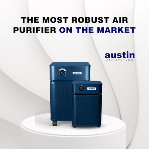 Austin Air HealthMate Plus Standard Air Purifier (B450E1) Midnight Blue