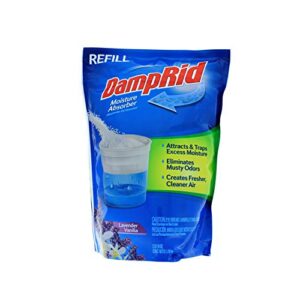 DampRid - Lavender Vanilla Moisture Absorber - 42 oz. Refill Bag – Attracts & Traps Moisture for Fresher, Cleaner Air