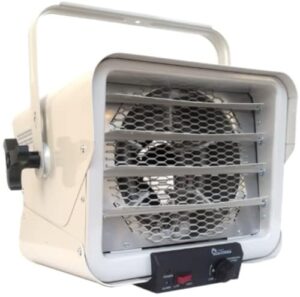 dr. infrared heater dr-966 240-volt hardwired shop garage commercial heater, 3000 watt / 6000 watt