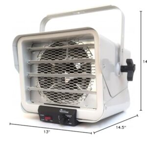 Dr. Infrared Heater DR-966 240-Volt Hardwired Shop Garage Commercial Heater, 3000 Watt / 6000 Watt