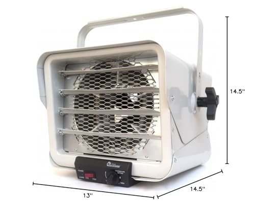 Dr. Infrared Heater DR-966 240-Volt Hardwired Shop Garage Commercial Heater, 3000 Watt / 6000 Watt