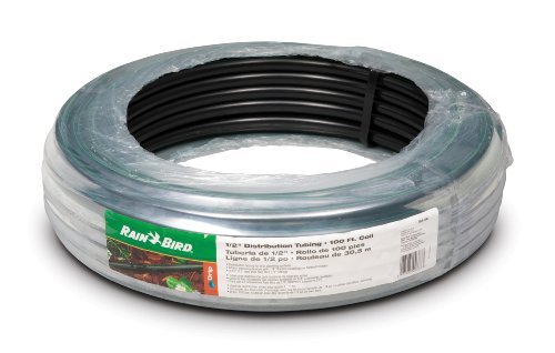 Rain Bird T63100-BULK 1/2-Inch 100-Feet Landscape Dripline System Blank Tubing Roll Garden, Lawn, Supply, Maintenance