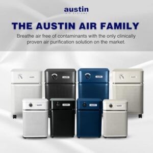 Austin Air HealthMate Plus Standard Air Purifier (B450E1) Midnight Blue