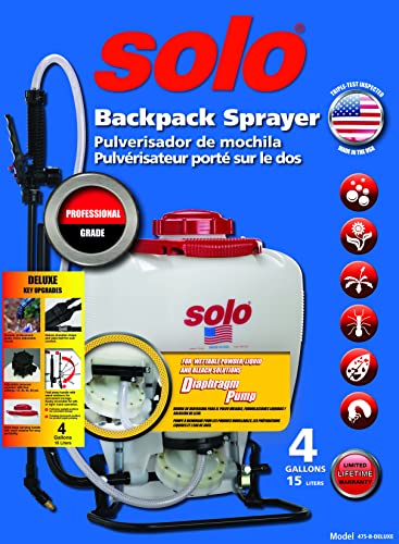 Solo 475-B-DELUXE 4-Gallon Professional Backpack Sprayer