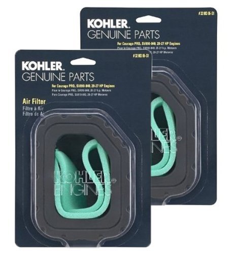 Kohler (2 Pack) 32 883 03-S1 Air Filter Element w/ Pre Cl. Fm Courage Twin SV710-740