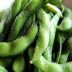 Japanese Edamame Seeds ~~ Soy Bean HIGH in Protein - Young Soy Bean - 80-90 Days (0125 Seeds - 1 oz)