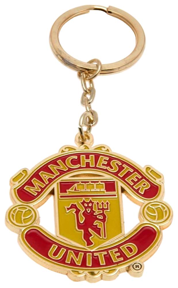 Club Licensed Man Utd Crest Keyring, Manchester United F.c., One Size, Pride