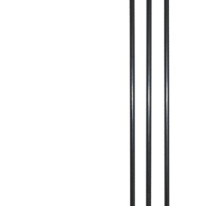 In the Breeze 4878 — 3-Section Heavy Duty 10 Foot Pole - Swiveling Eyelet at Top with Detachable Swiveling Arm - Heavy Duty Ground Stake Included