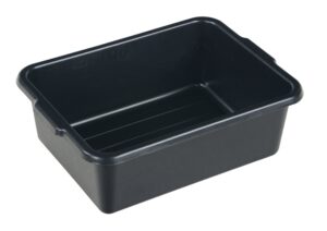 vestil csc-ub utility bin for the food and service cart, black plastic, 7" x 15-1/2" x 21-3/4"