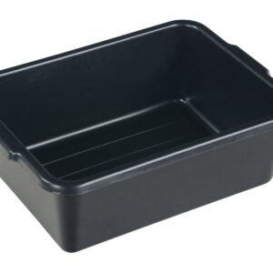 Vestil CSC-UB Utility Bin for The Food and Service Cart, Black Plastic, 7" x 15-1/2" x 21-3/4"