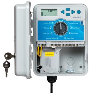 Hunter Sprinkler XC600 X-Core 6-Station Outdoor Irrigation Controller, Small, Gray