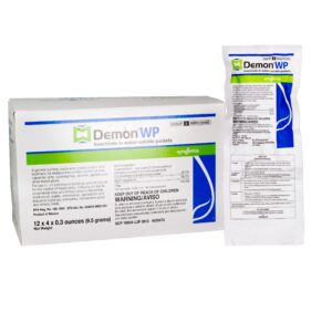 demon wp insecticide 1 envelope containing 4 water-soluble 9.5 gram packets makes 4 gallons cypermethrin 40%